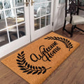 LuxUrux Welcome Mats Outdoor Coco Coir Doormat - Natural 24 x 36 in