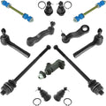TRQ Front Steering & Suspension Kit - Complete 13-Piece OE Replacement