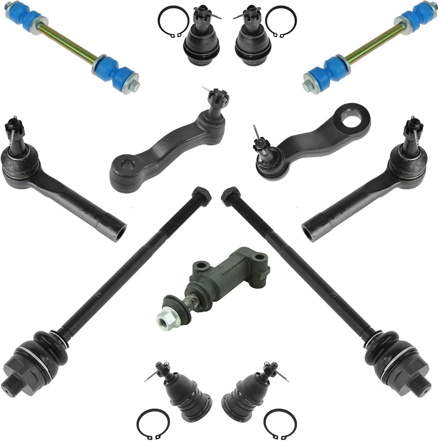 TRQ Front Steering & Suspension Kit for Cadillac Chevrolet GMC