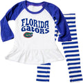 NCAA Infant Girls Ruffle Raglan Set by Wes and Willy - Cute Style