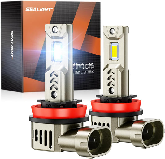 SEALIGHT H11 Bulbs: 45000LM Super Bright H9/H8 Driving Lights