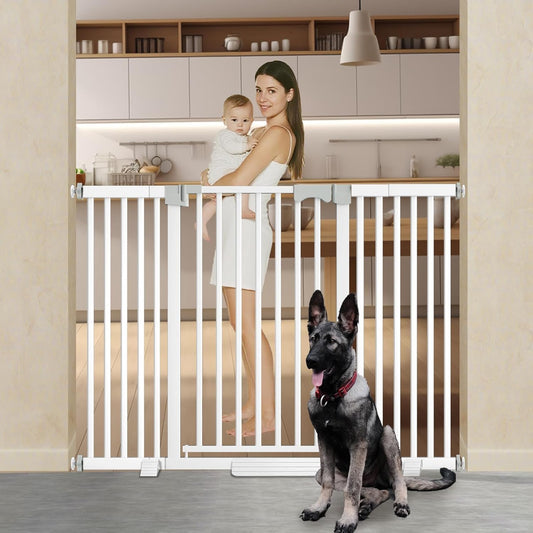 41-Inch Extra Tall Pet Gate for Large Dogs and Toddlers