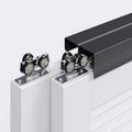 EaseLife 8ft Bypass Double Sliding Pocket Door Hardware Kit - Smooth