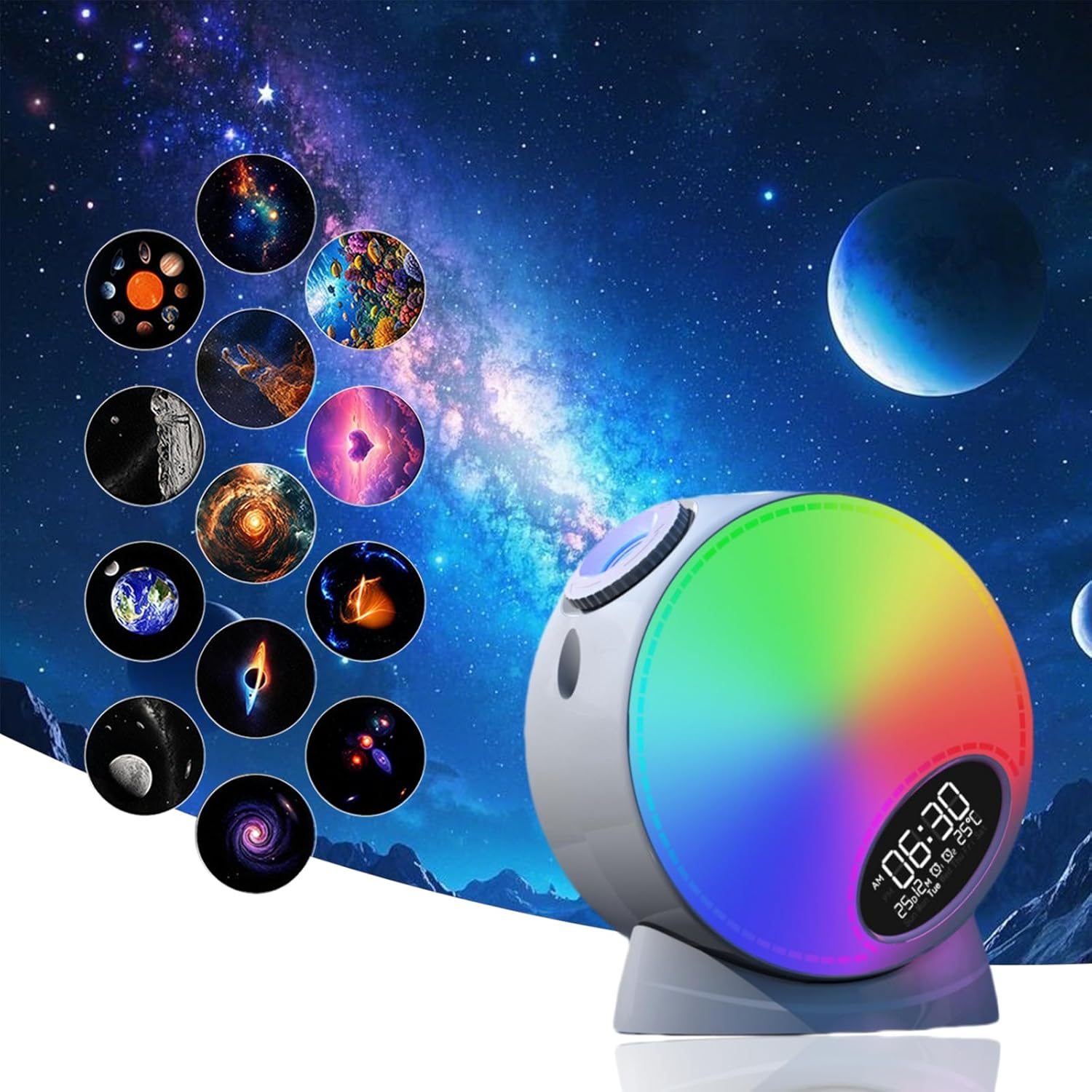 Galaxy Star Projector - HD Night Light & More!