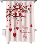 Love-filled Valentines Shower Curtain 48x72inch