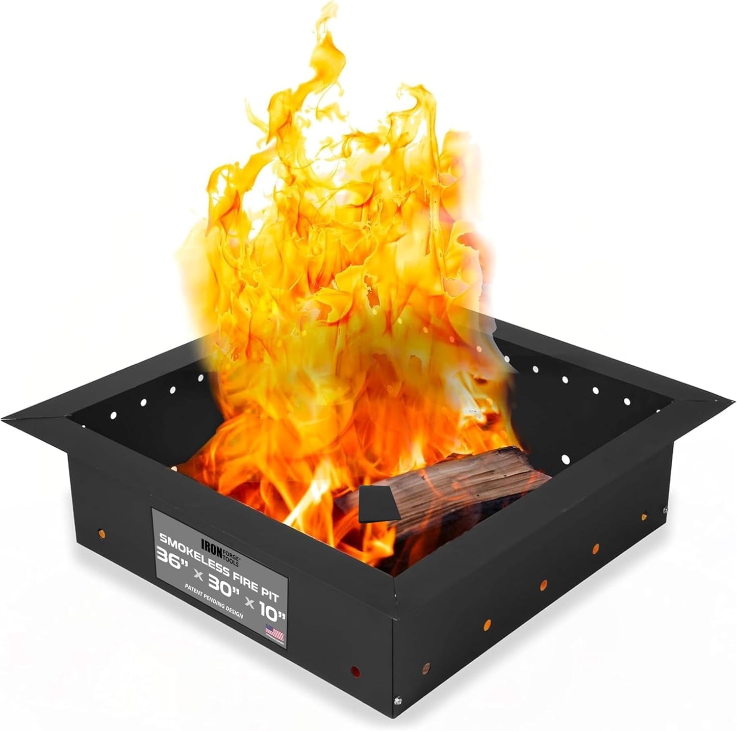 36 Inch Smokeless Fire Pit Ring for Outdoor Gatherings