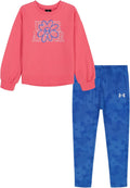 Under Armour Baby Girls Set with Adorable Terrazzo Leopard Heart