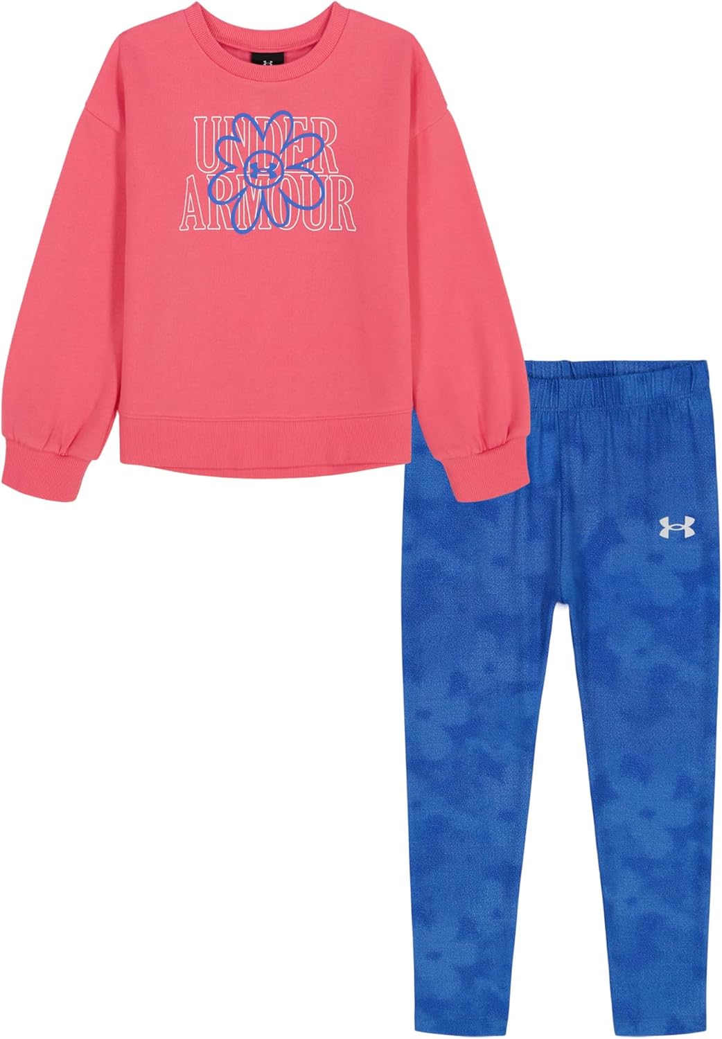 Under Armour Baby-Girls Ua Terrazzo Leopard Heart Set for Comfort