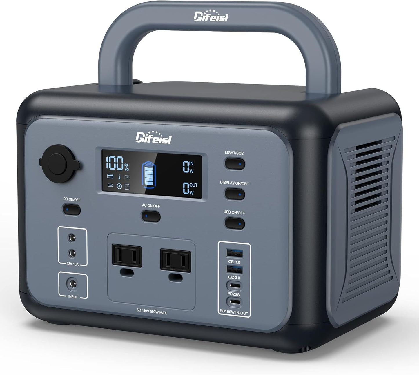 Difeisi P500 Portable Power Station - Reliable Solar Generator