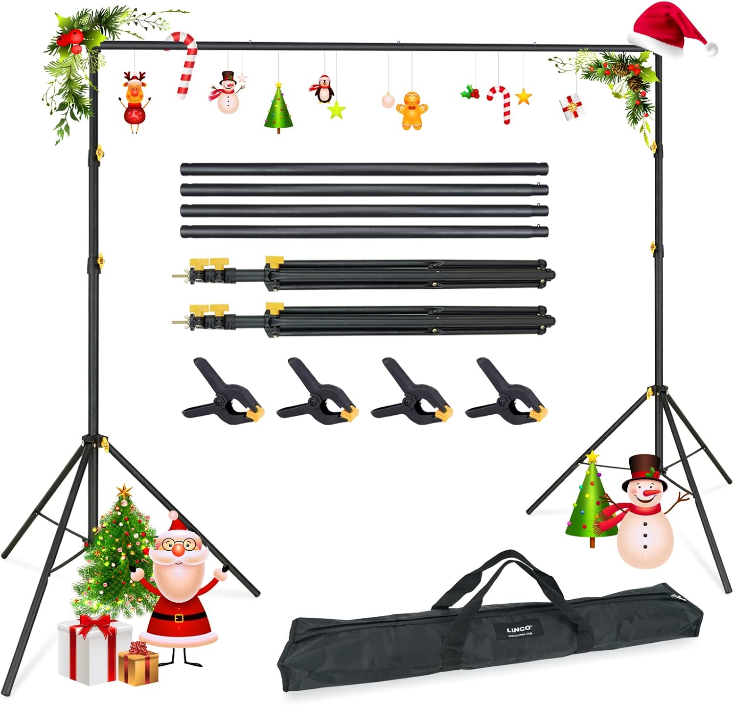 LINCO Backdrop Support Stand Kit for Photography and Events