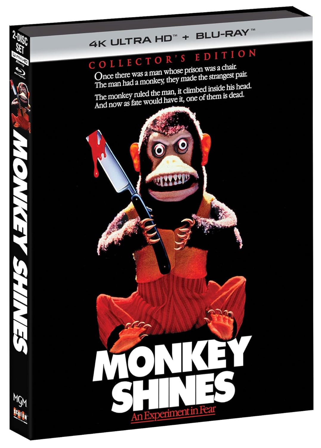 Monkey Shines 4K Ultra HD - A Must-Have for Horror Fans