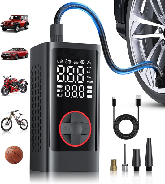 Portable Cordless Air Compressor - Inflate Anywhere!
