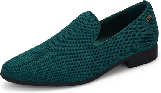 UUBARIS Mens Dress Loafers Tuxedo Slip on Shoes for Style
