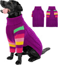 Dog Sweater Warm Comfy Thick Turtleneck for Extra Large Dogs - Cozy