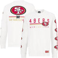Men's NFL Long Sleeve White Cotton Team Tee - Official