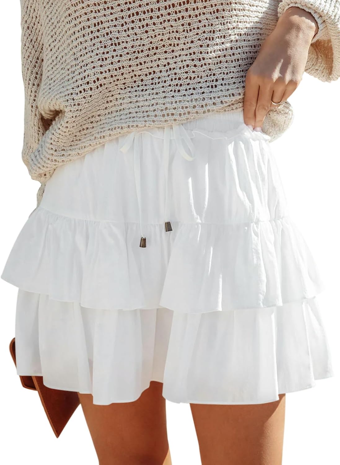 Flowy Shorts for Women - Boho Ruffled Tiered Skorts 2025