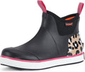 Kid's Rain Boots Short Deck Boots - Waterproof, Warm, Non-Slip