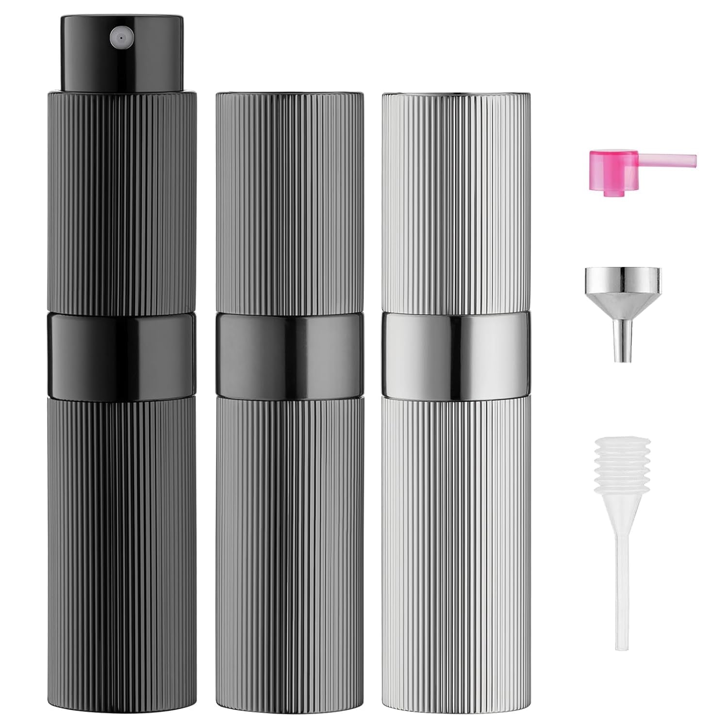 LISAPACK Travel Atomizer: Refillable Cologne Spray for Men - Portable 8ML Mini Sprayer