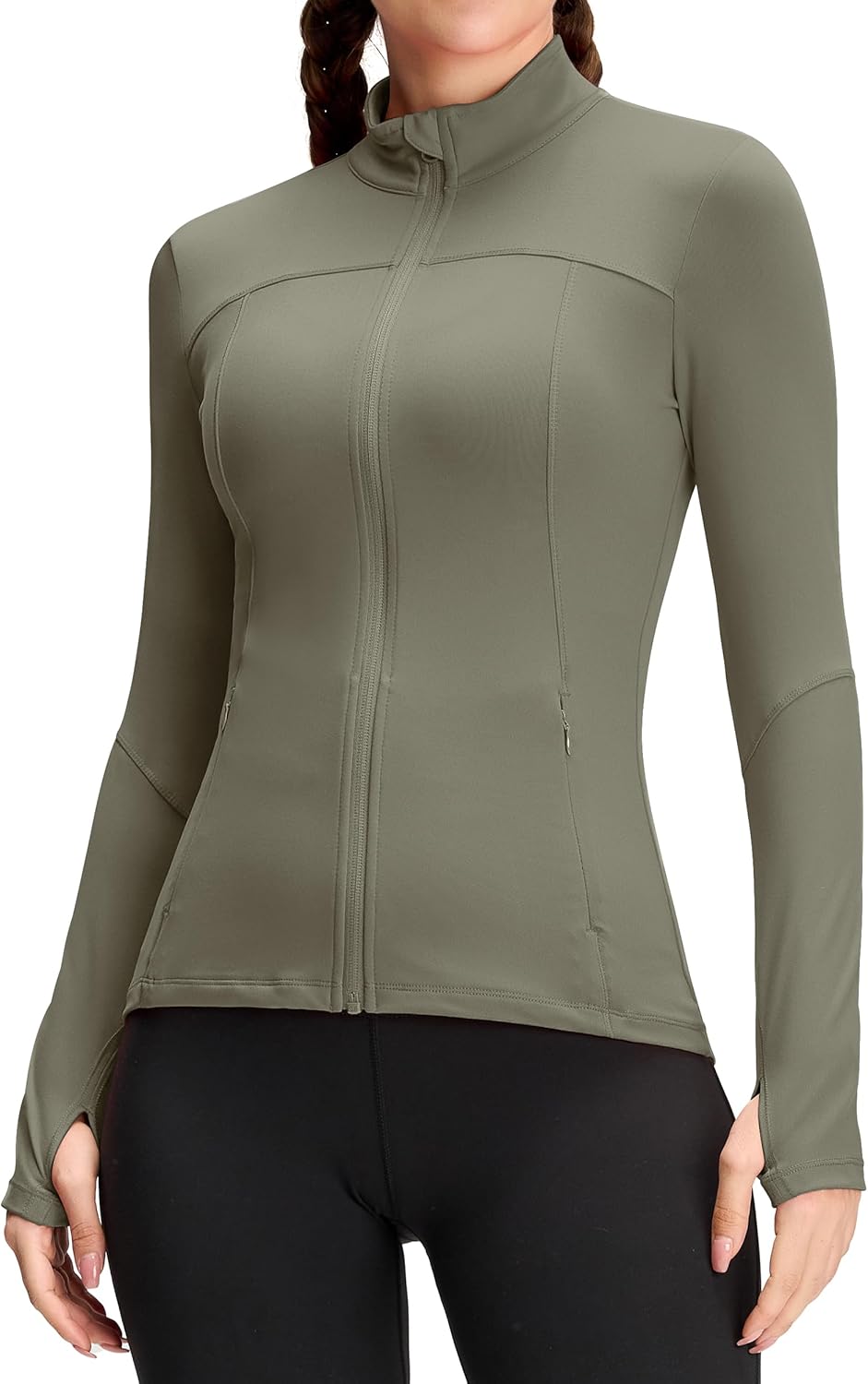QUEENIEKE Womens Running Jackets for Yoga and Workout Activities