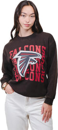 Women's NFL Oversized Cozy Sweatshirt - Super Soft Vintage Fit