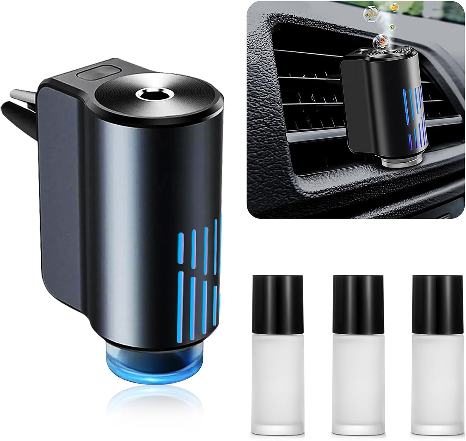 2025 Rechargeable Smart Car Air Freshener with 3 Aromas
