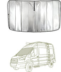 VanEssential Insulated Reflective Blackout Windshield Cover - Fits