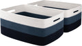 Large Storage Basket for Organizing - Woven Rope Bins 2 Packs