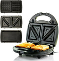3 in 1 Electric Sandwich Maker, Panini Press Grill and Waffle Iron