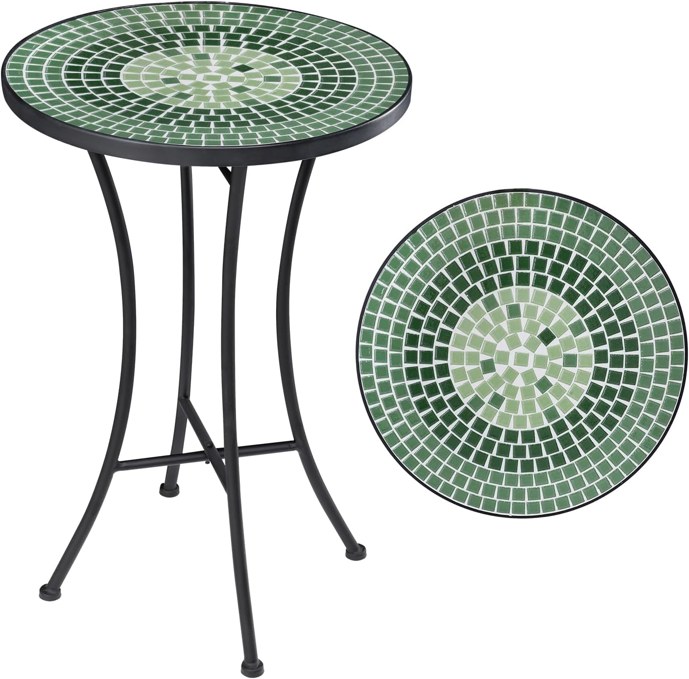 Vipush Mosaic Outdoor Side Table - Perfect for Any Space
