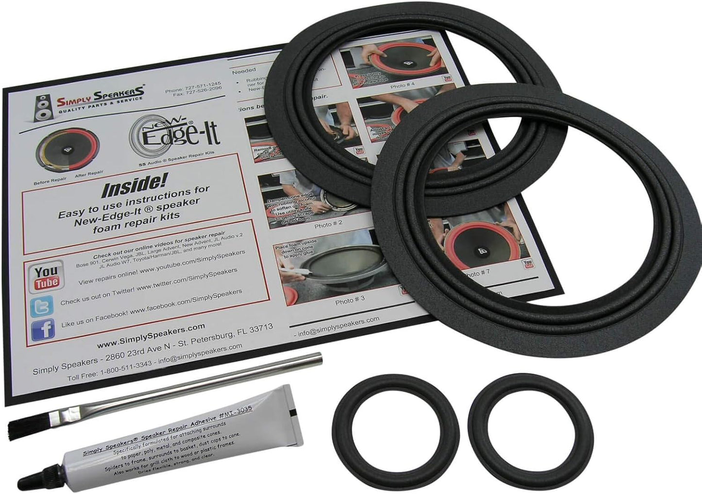 Foam Repair Kit for Toyota Sequoia and Tundra Speakers