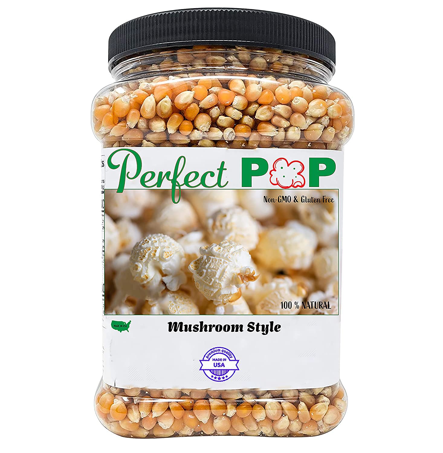 Jumbo Gourmet Mushroom Popcorn Kernels - 2lbs