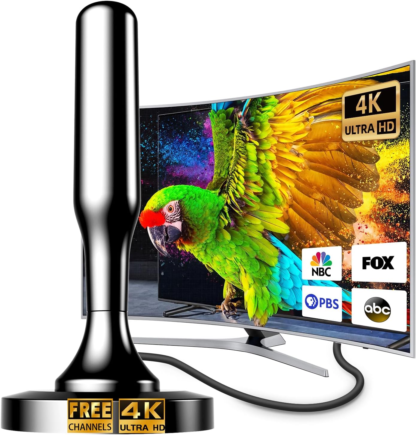 HIDB 2025 HD TV Antenna - Free 4K Channels