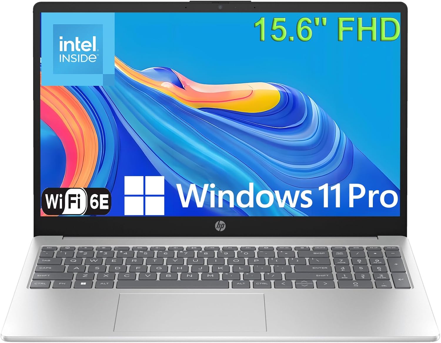 HP 15 15.6 FHD Laptop for Student Home Study and Work