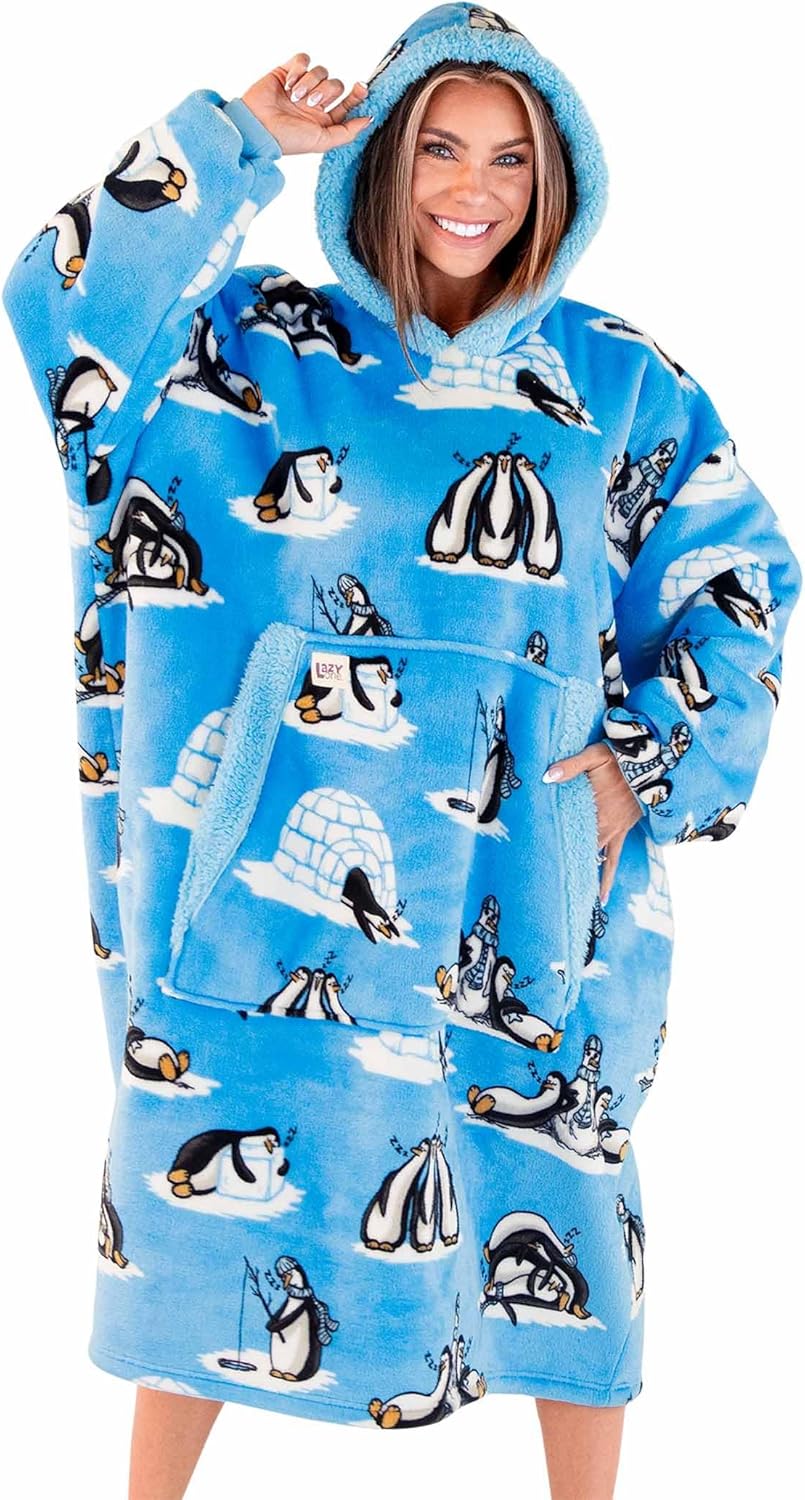 LazyOne Oversized Blanket Hoodie for Ultimate Comfort and Warmth
