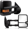 Towing Mirror for Silverado Sierra 2007-2014 - Painted Black 8555