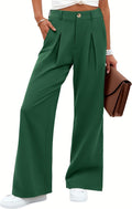 ANRABESS Women Wide Leg Dress Pants Lightweight High Waisted