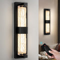 Battery Operated Resin Wall Sconce - Wireless Rechargeable Dimmable