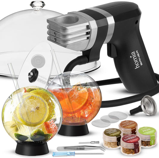 Cocktail Smoker Kit - Premium Whiskey Smoker Set for Drinks