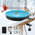 Heated Bird Bath for Outdoors for Winter - Thermostatic 75W Relief