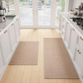 Kitchen Mat Set of 2 PCS Cushioned Non Slip Rugs - Comfort Standing
