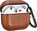 V-MORO Genuine Leather Airpods 4 Case - Stylish Protection!