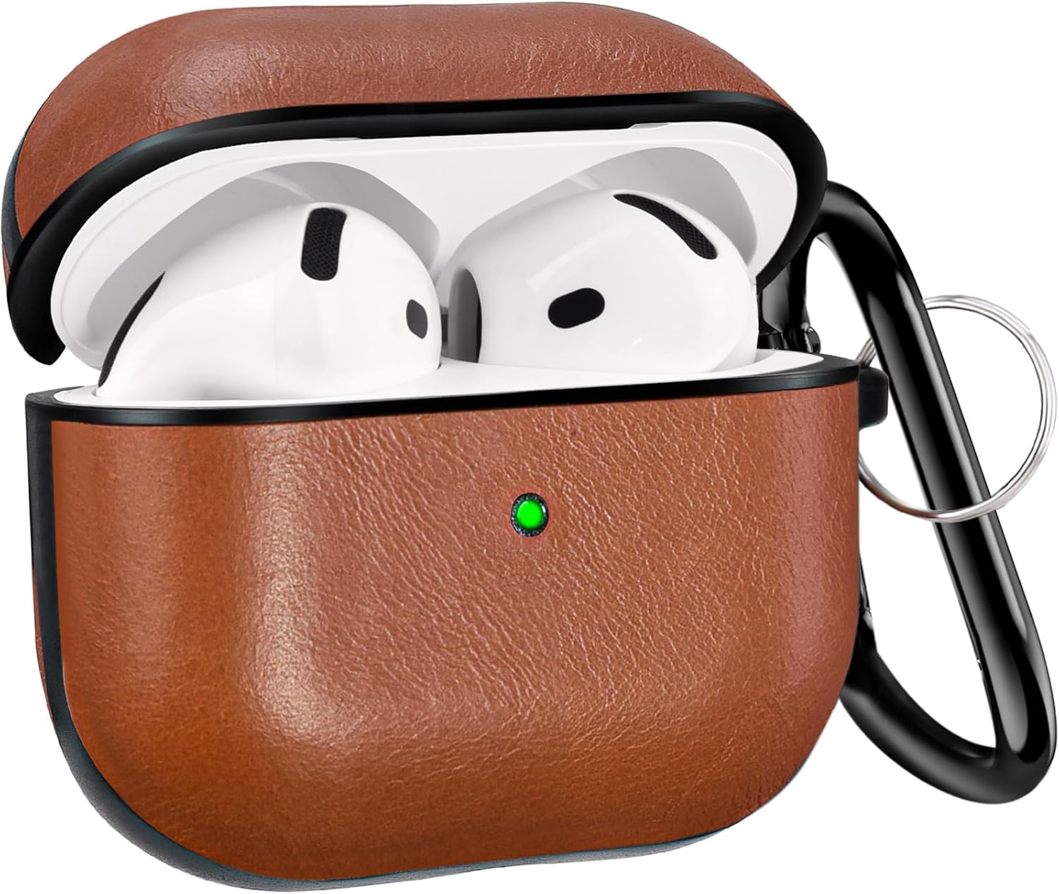 V-MORO Genuine Leather Airpods 4 Case - Stylish Protection!