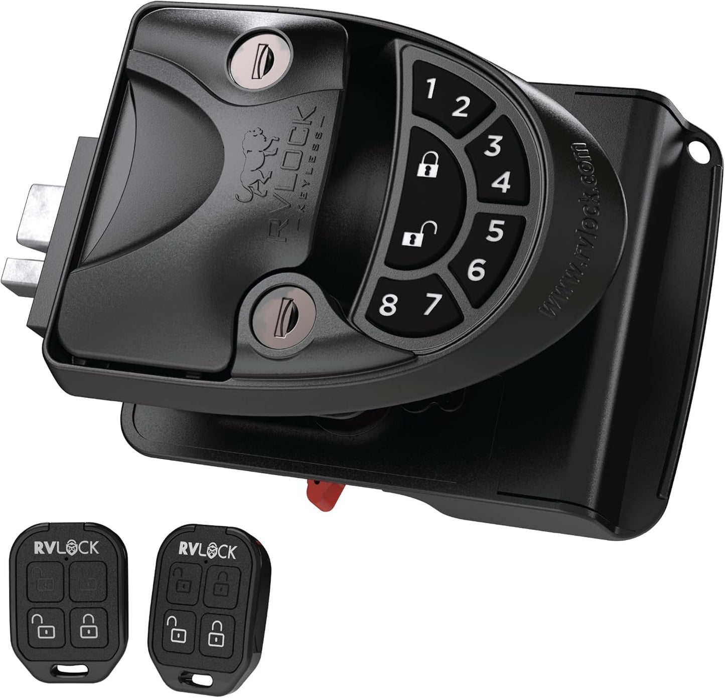 RVLOCK V4 Premium Metal RV Door Lock with Keypad and Remote