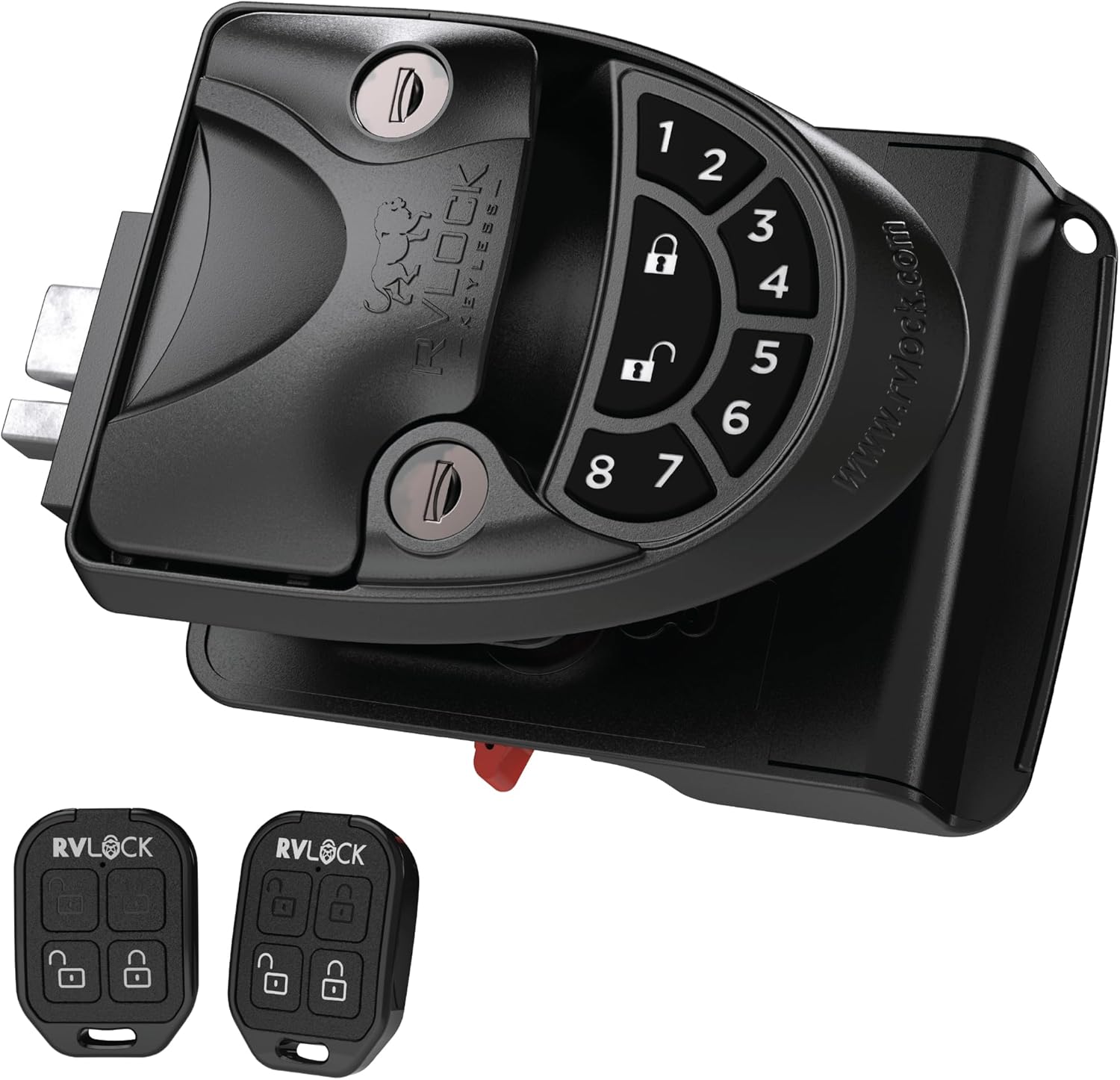 RVLOCK V4 Premium Metal RV Door Lock with Keypad and Remote
