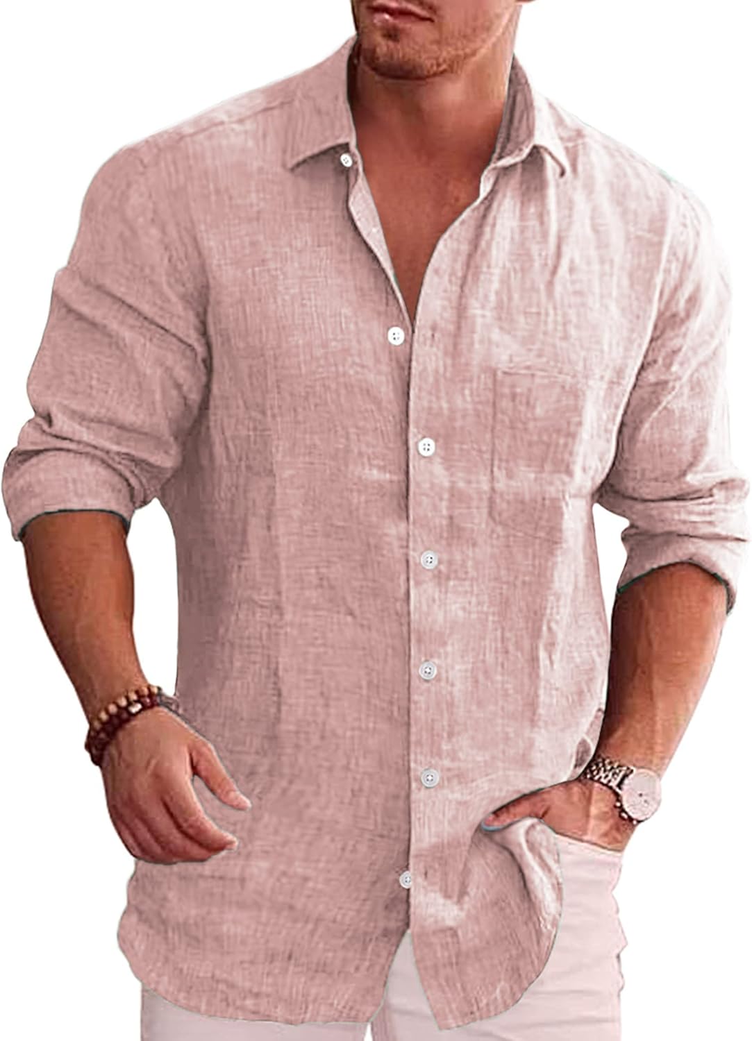 COOFANDY Men's Casual Button Down Shirt for All Seasons