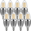 gezee LED Candelabra Bulb E12 12W 100W Equivalent - Warm White 3000K