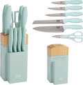 Tasty Kitchen Knife Set with Block, 10-Piece - Sharp Everyday Utility