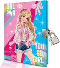 Girls Diary with Lock 7 x 5.25 in - Cute Secret Journal for Kids