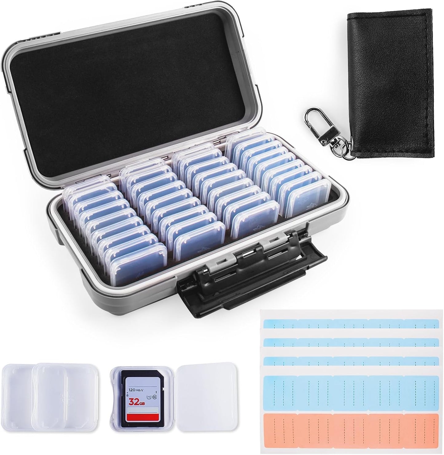 Memory Card Case for Camera - Organize, Protect, Label