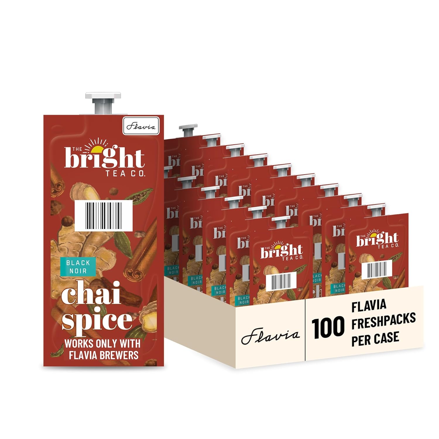 Chai Spice Freshpacks for Flavia Brewers - 100 Count Case